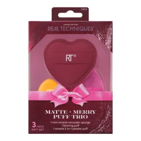 real techniques matte and merry 3 piece trio 