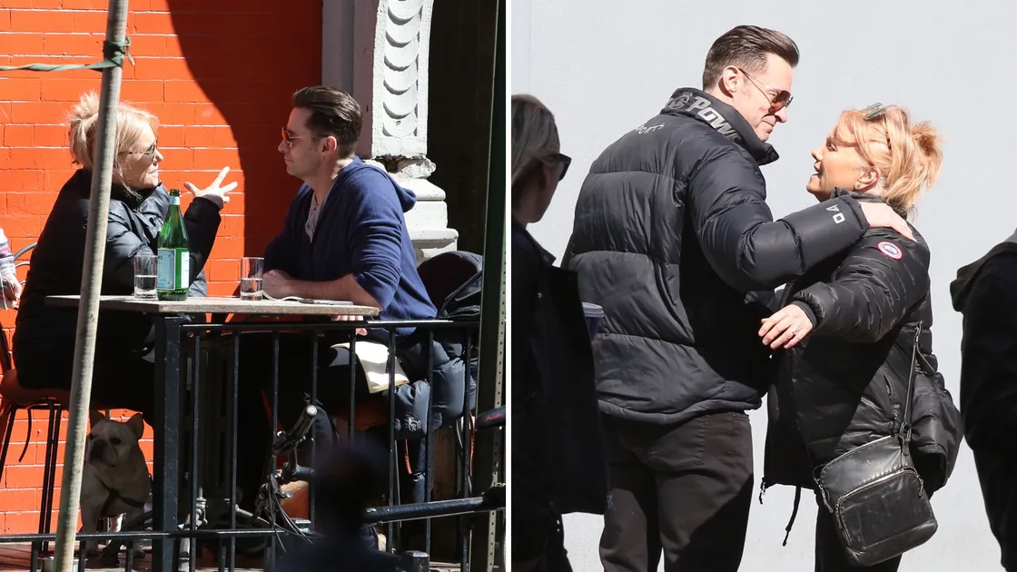 EXCLUSIVE: Hugh and Deb reunite in NYC!