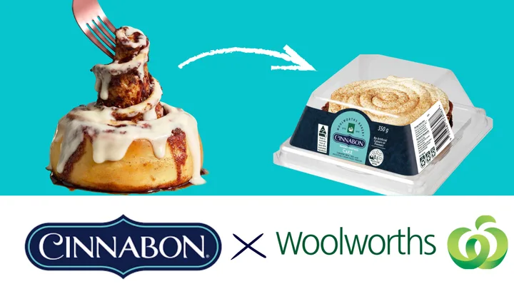 Woolies Cinnabon cake