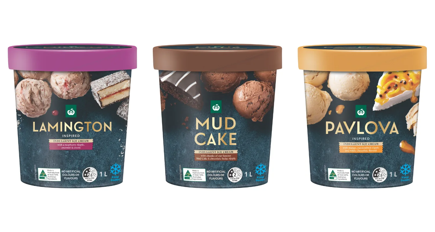 Woolworths bakery ice-cream range