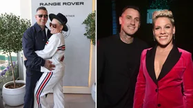 Pink hits back at claims she has split from husband Carey Hart