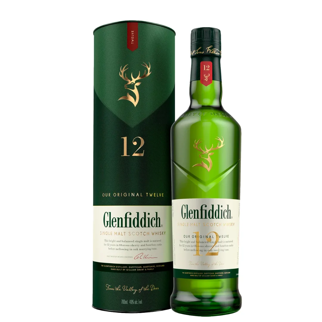 Glenfiddich 12YO Single Malt Scotch Whisky
