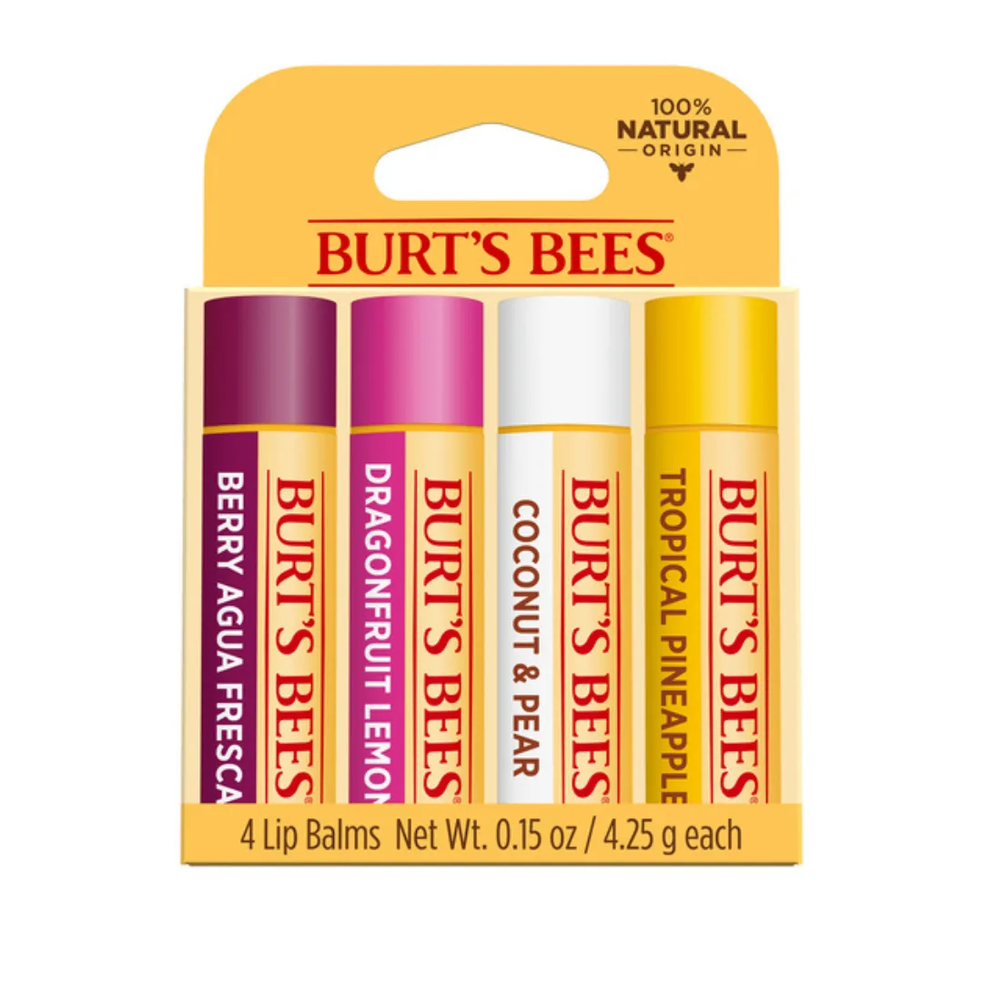 Burts Bees Tropical Retreat Lip Balm Pack 