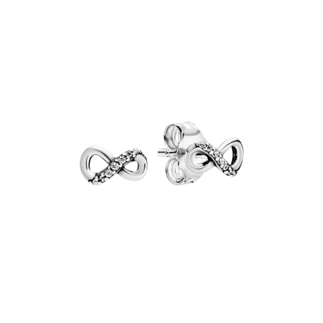 Pandora Sparkling Infinity Stud Earrings