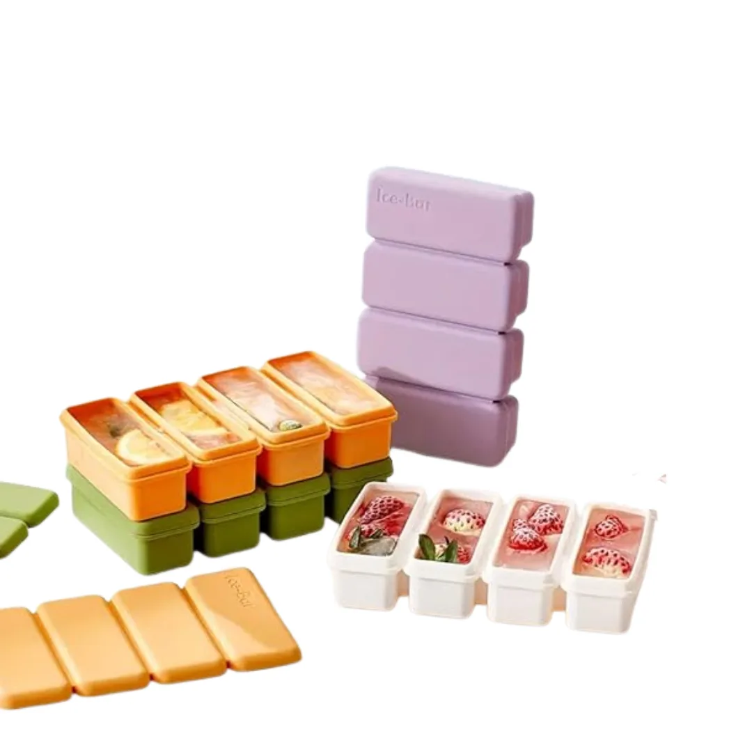 4 Pack Large Ice Cube Trays