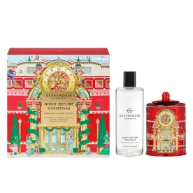 glasshouse fragrances night before christmas interior fragrance gift set