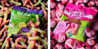 Colin the caterpillar percy pig