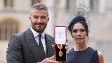 David Beckham knighted with his wife Victoria Beckham