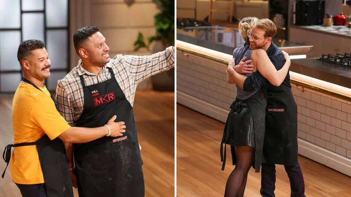 Justin and Will and Maria and Bailey My Kitchen Rules grand finalists 2025