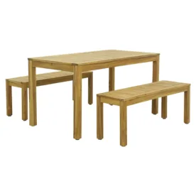 temple and webster 4 Seater Verona Outdoor Dining Table & Bench Set