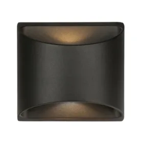 Brilliant 8W Black Binley Up Down Wall Light from Bunnings 