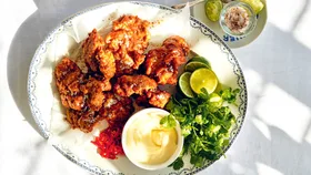Donna Hay's double-spiced fried chicken