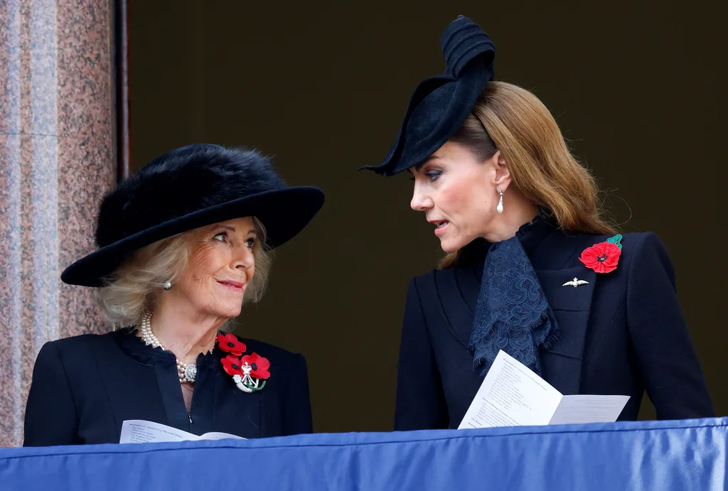Princess Catherine Queen Camilla Remembrance service in London on November 9