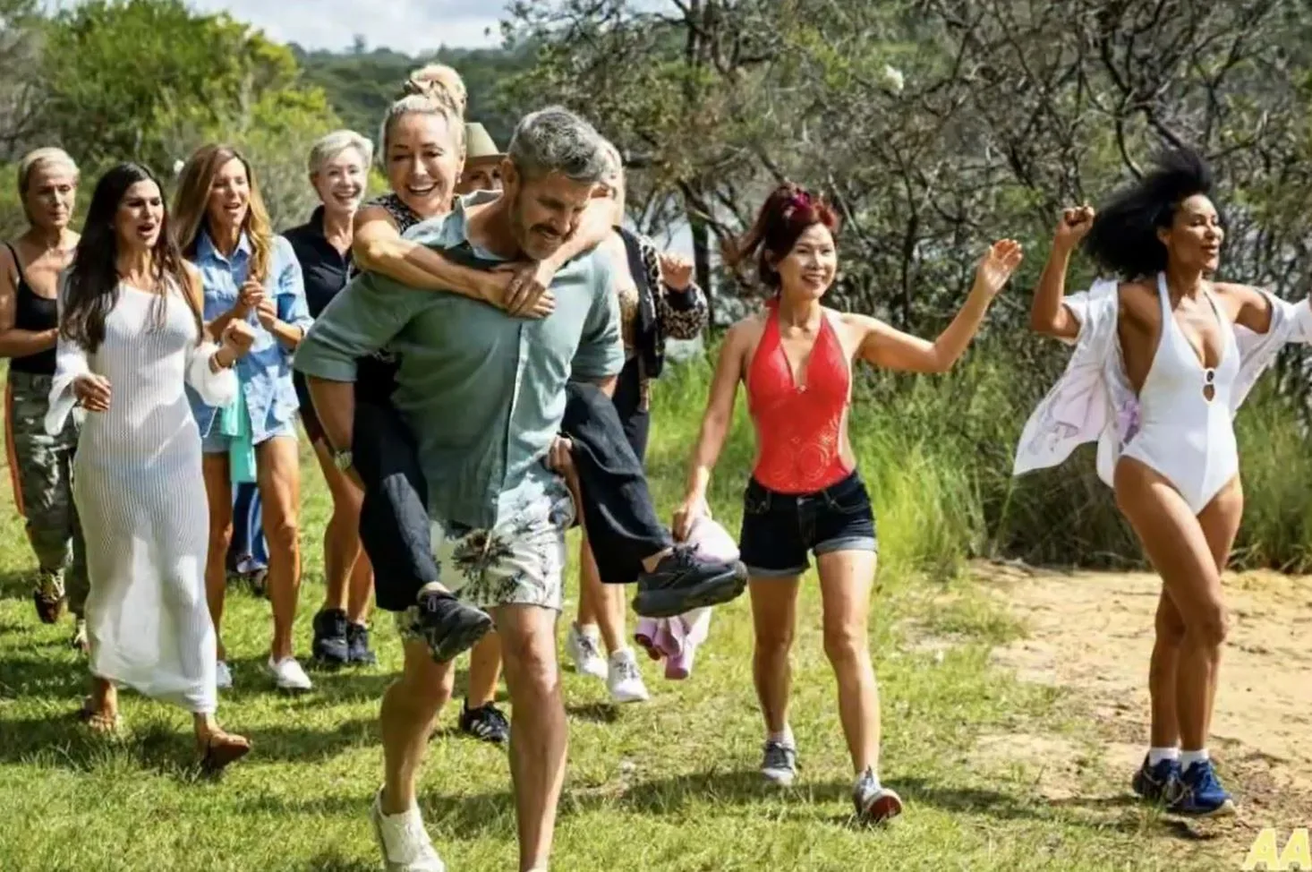 Janette on Bear's back