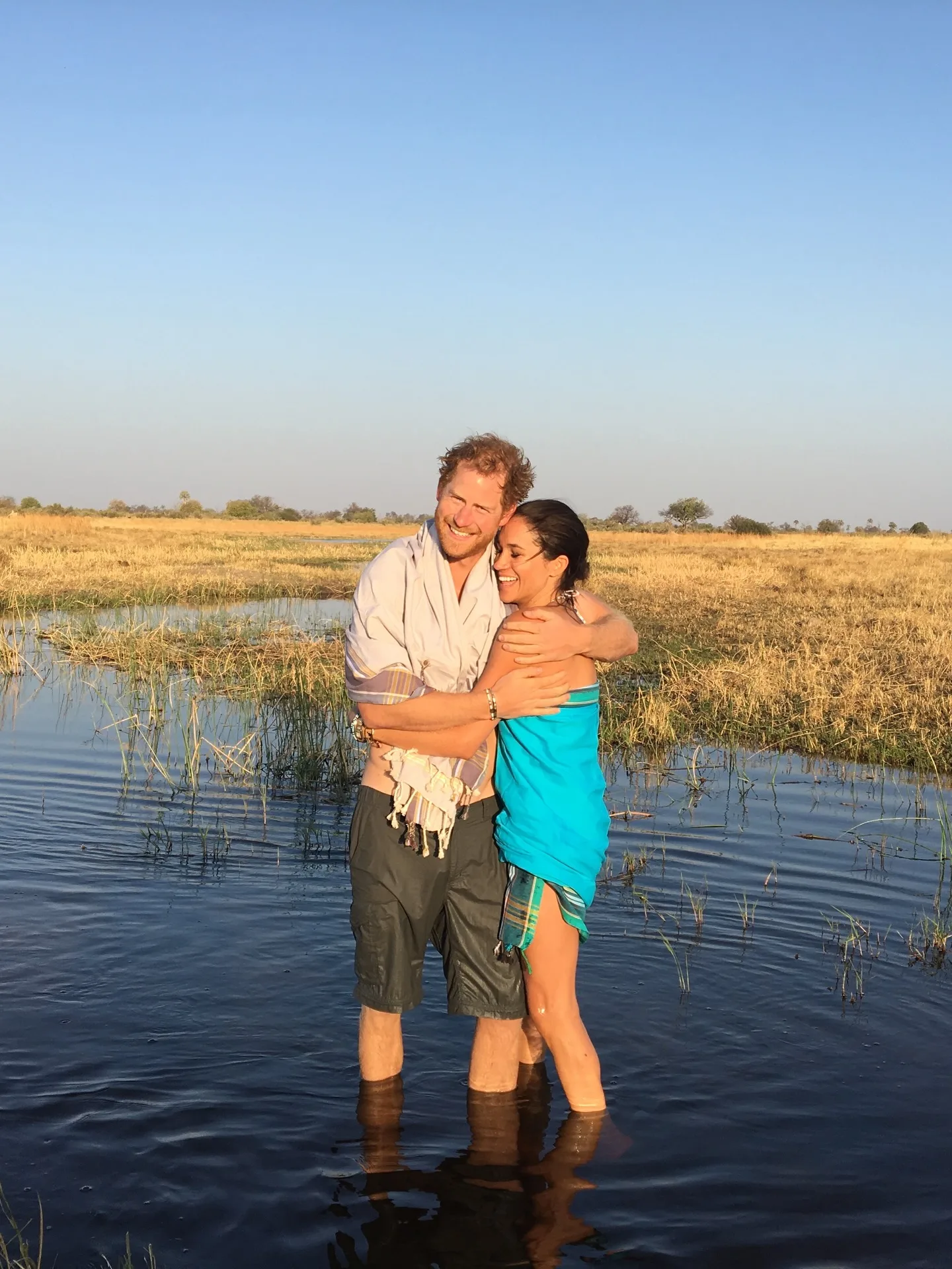 Harry and Meghan in Botswana in 2016