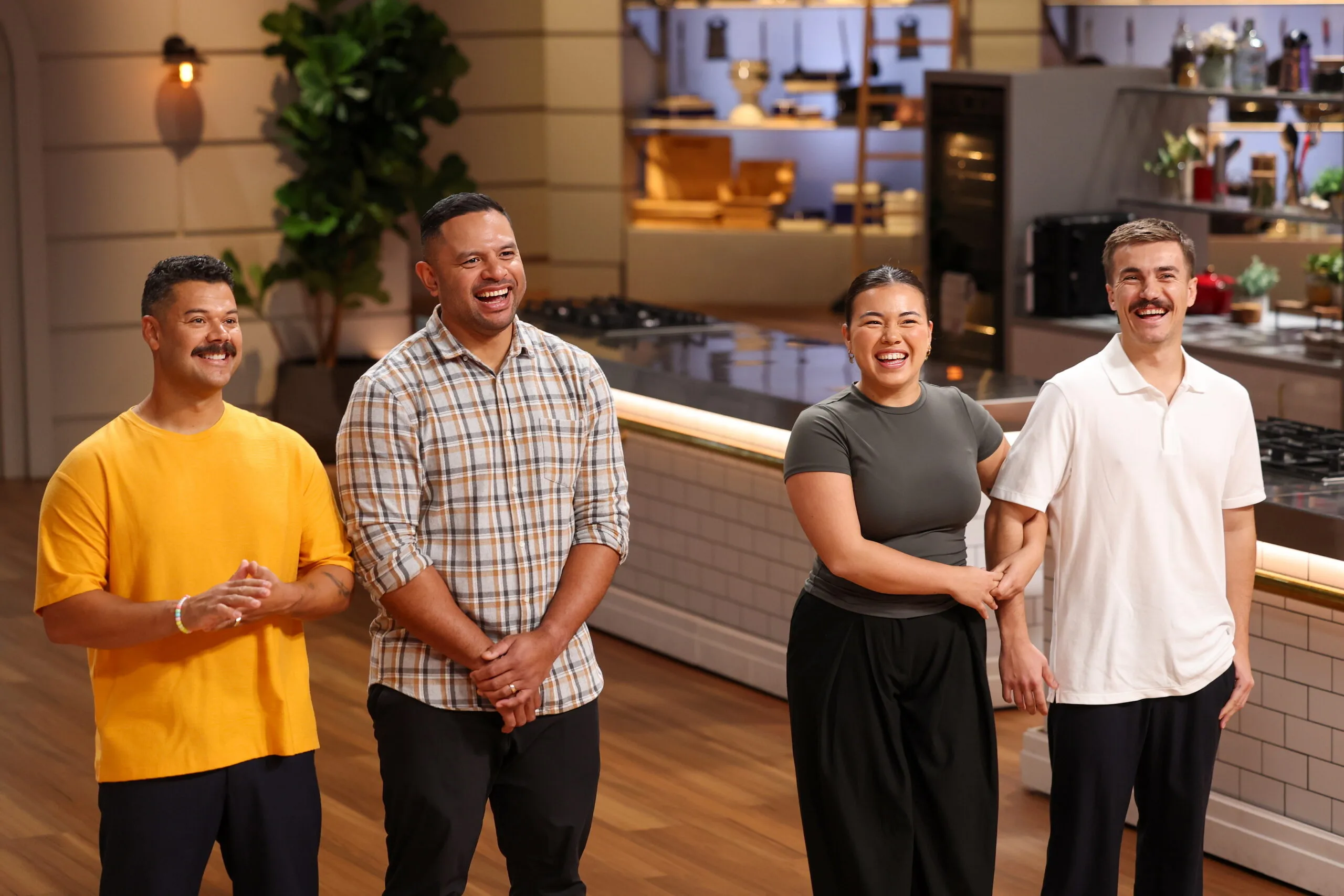 Justin and Will and Danielle and Marko MKR semi-final 