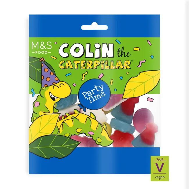 M&S Colin The Caterpillar Party Time 170g - $6