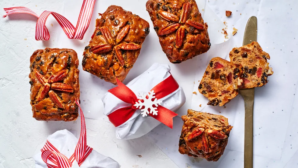 Peachy Pecan Fruit Cakes