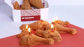 Don&rsquo;t miss Red Rooster&rsquo;s viral Fried Chicken Candles and FREE chips!