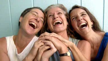 women laughing