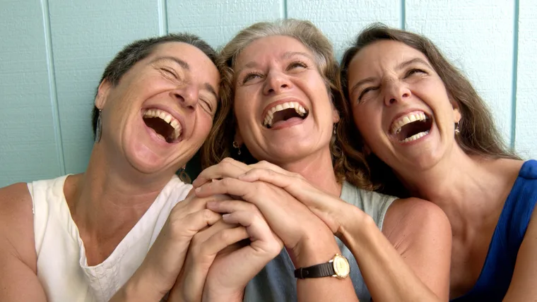 women laughing