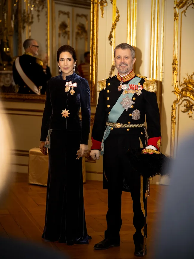 Queen MAry of denmark and King Frederik