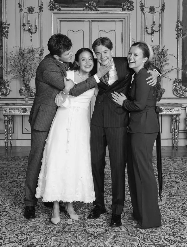 Danish family for Prince Vincent and Princess Josephine confirmation
