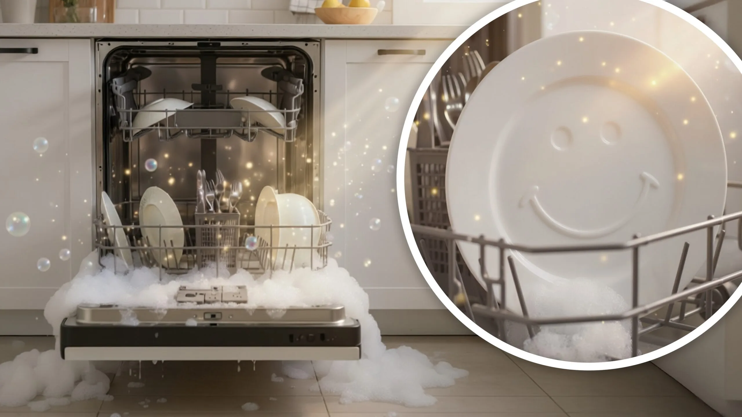 cleaning dishwasher