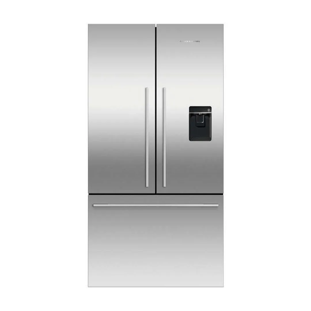 Fisher & Paykel Series 7 569L French Door Refrigerator with Ice and Water Stainless Steel RF610ADUX5