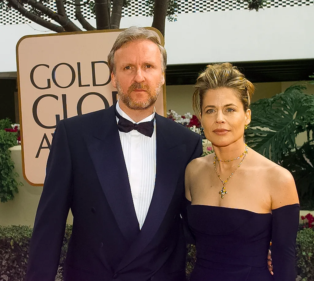 James Cameron and Linda Hamilton