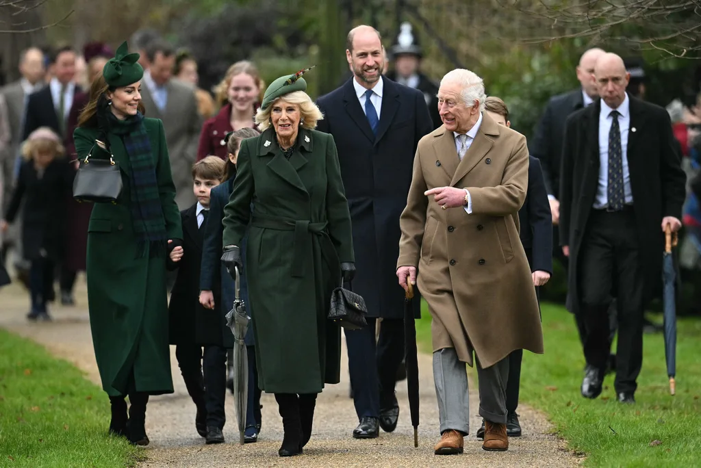Royal family Christmas Sandringham King Charles Queen Camilla