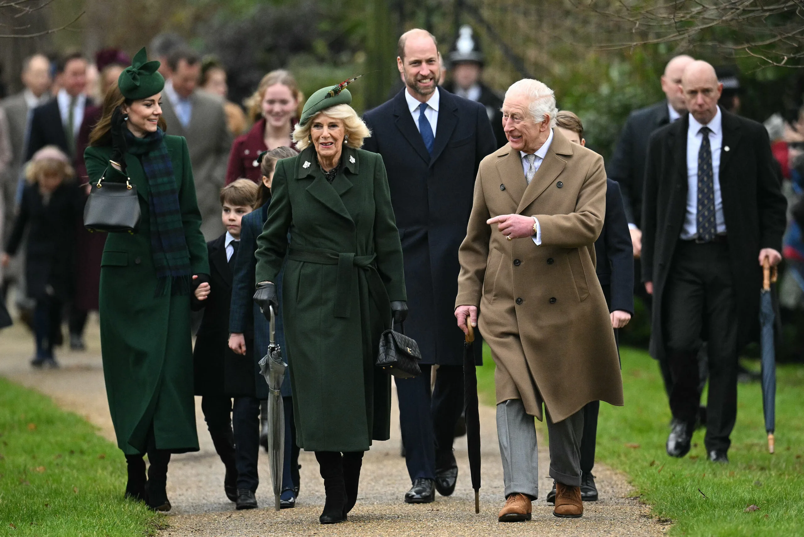 Royal family Christmas Sandringham King Charles Queen Camilla