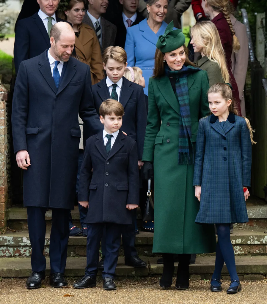 royal family christmas day prince william princess kate