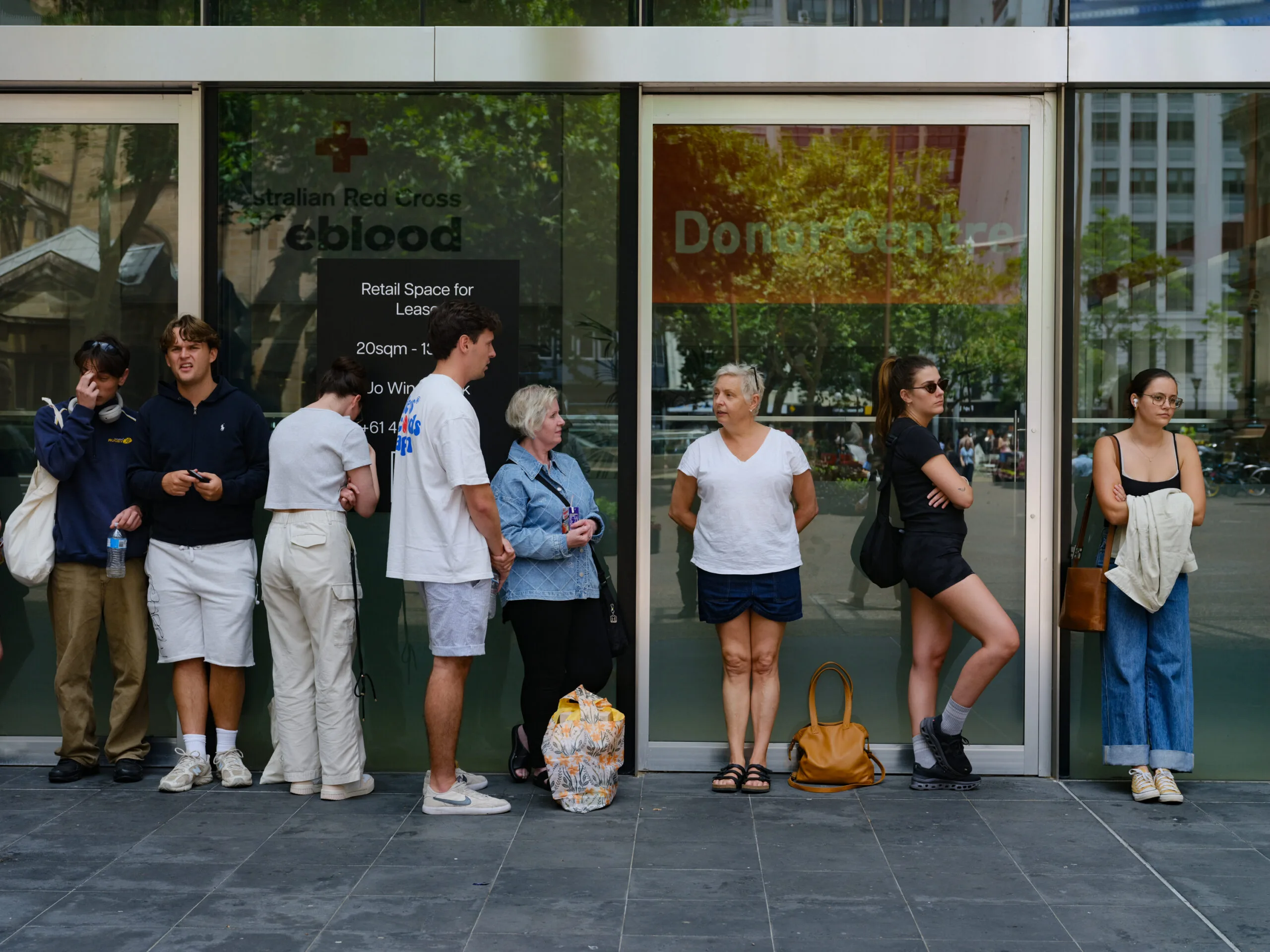 Bondi beach shooting blood donations