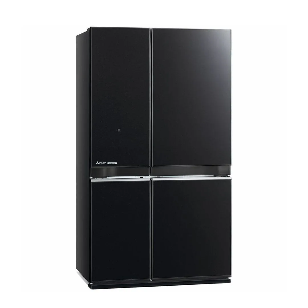 Mitsubishi Electric 580L French Door Fridge Brilliant Black MR-LA580ER-GBK-A