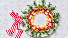 Rosemary and Antipasti Wreath