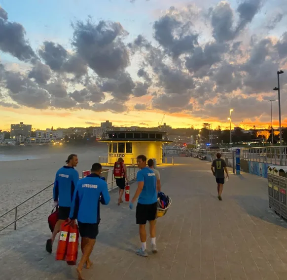 Bondi Rescue lifeguards Bondi Beach shooting