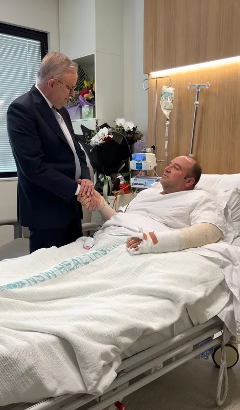 Anthony Albanese Ahmed Al Ahmed Bondi Beach shooting