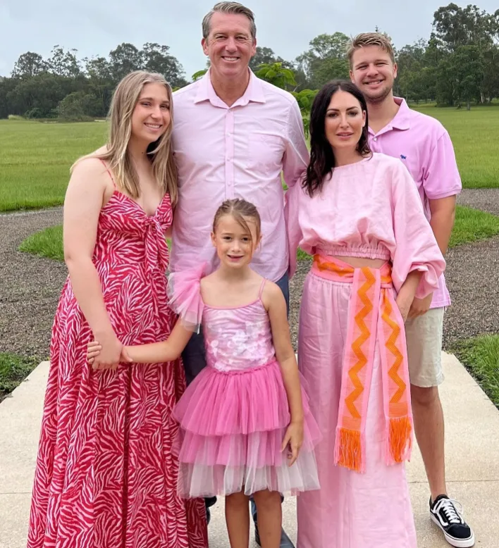 Glenn McGrath sara family