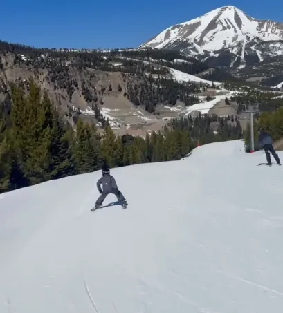 Prince Archie skiing