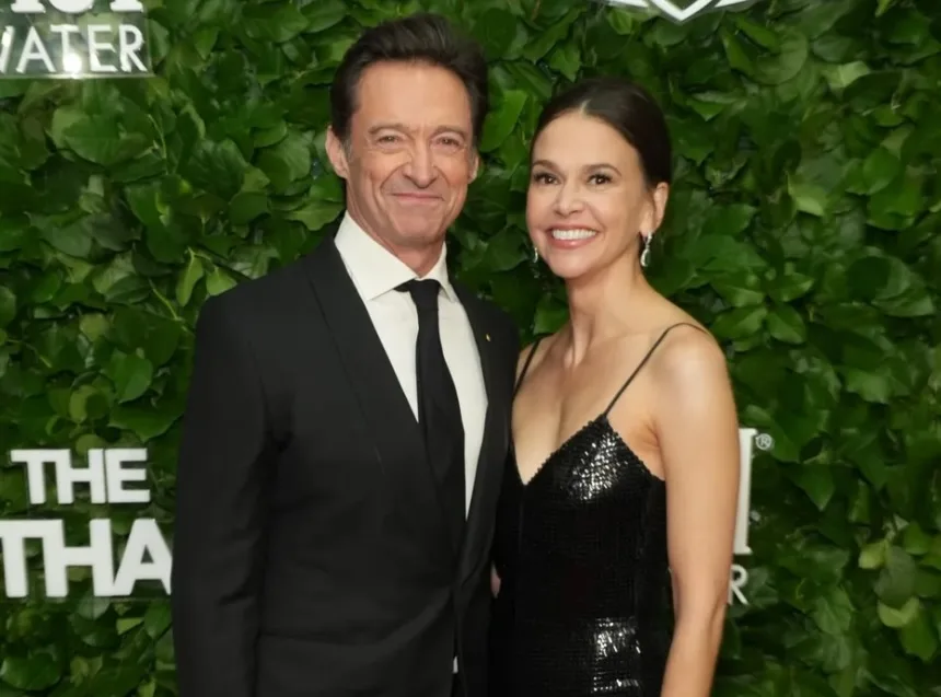 Hugh Jackman and Sutton Foster