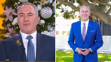 Sunrise star Mark Beretta chokes back tears during emotional farewell show