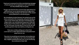 Pip Edwards reveals she was forced to hide under a van during Bondi Beach shooting