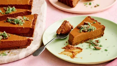 Choc Mint Mousse Tart