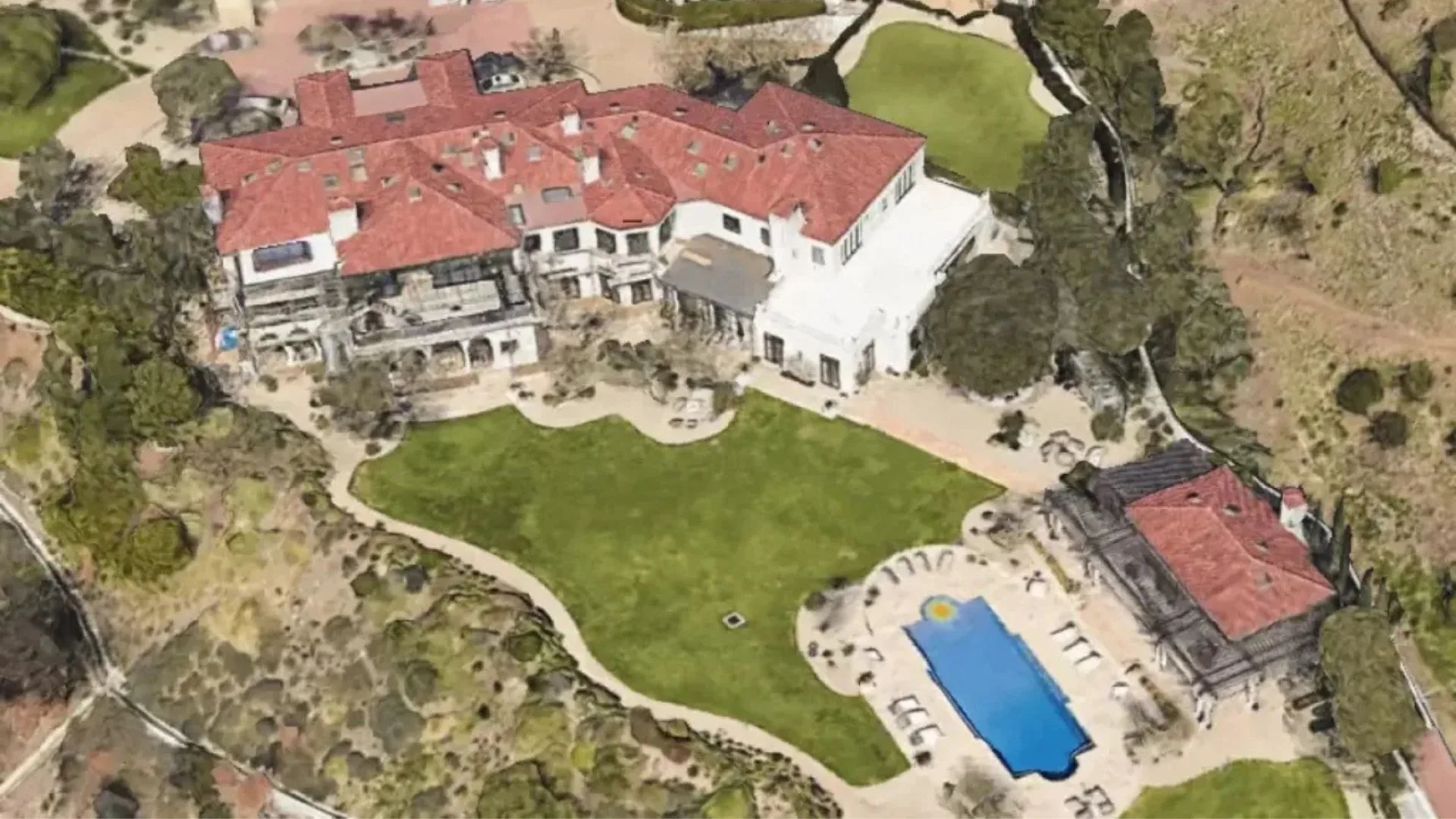 Robbie Williams Los Angeles home 