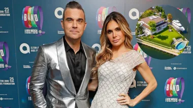Robbie Williams and Ayda Field with Miami mansion