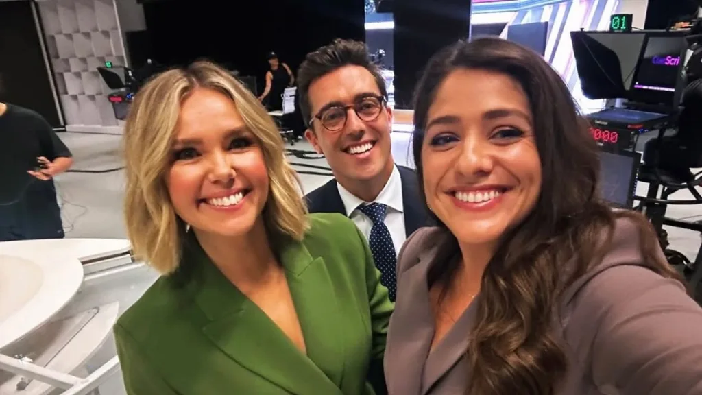 Edwina Bartholomew, Mylee Hogan and David Woiwod