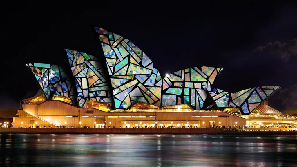 Sydney Opera House during Vivid Sydney