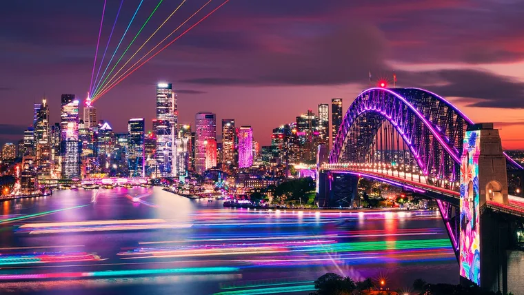 Sydney during Vivid