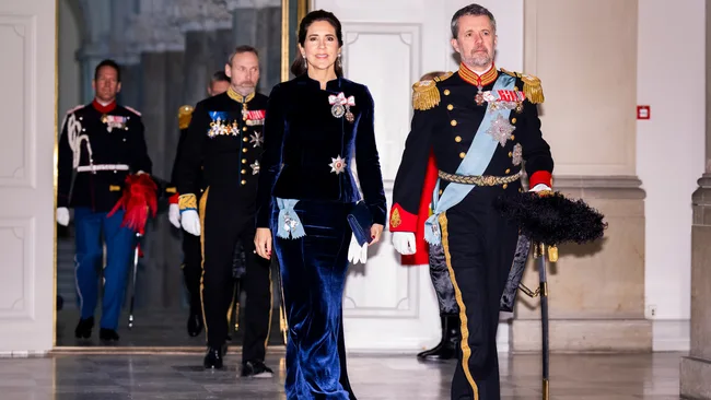 Queen Mary and King Frederik of Denmark